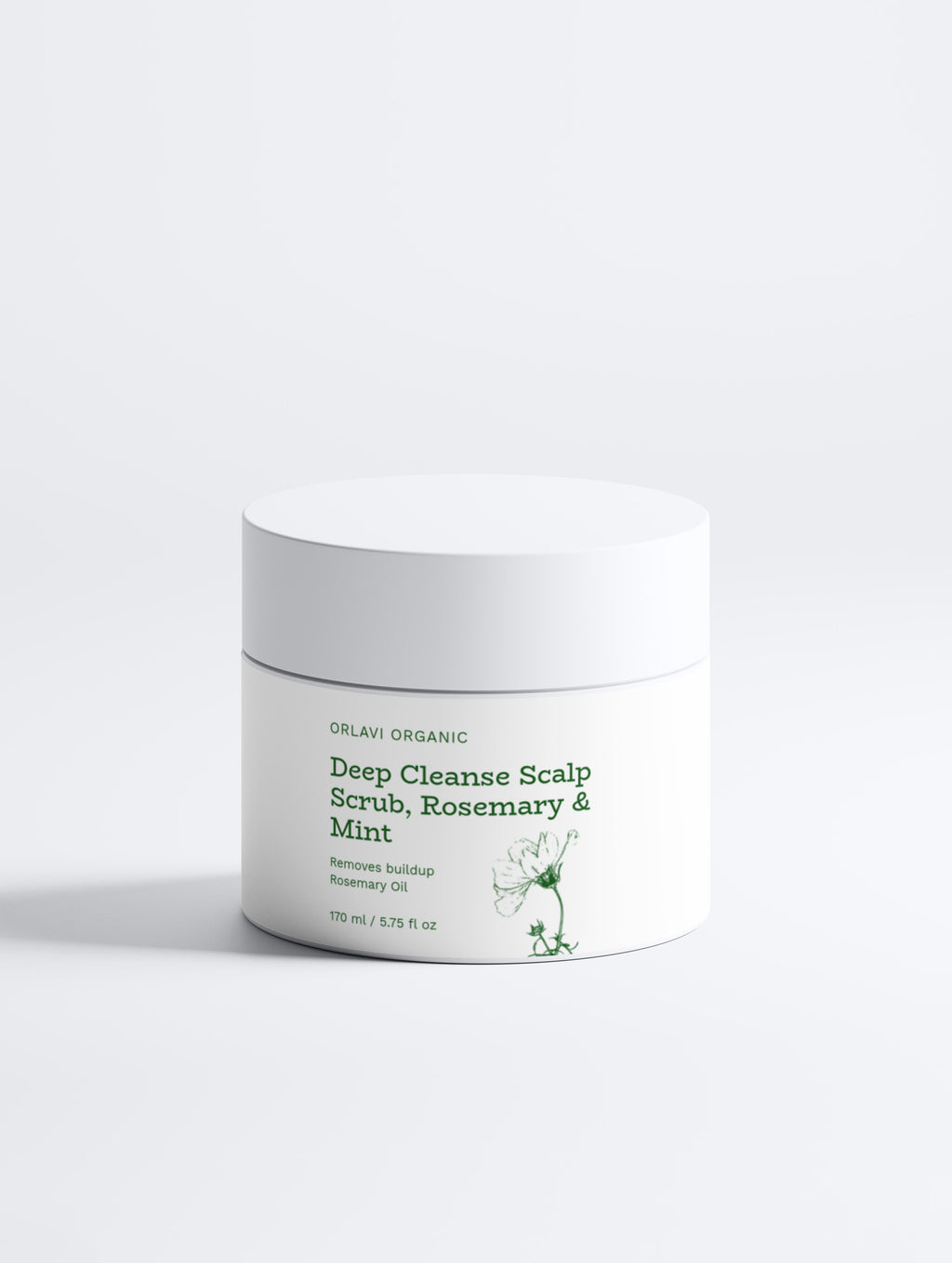 Deep Cleanse Scalp Scrub, Rosemary & Mint