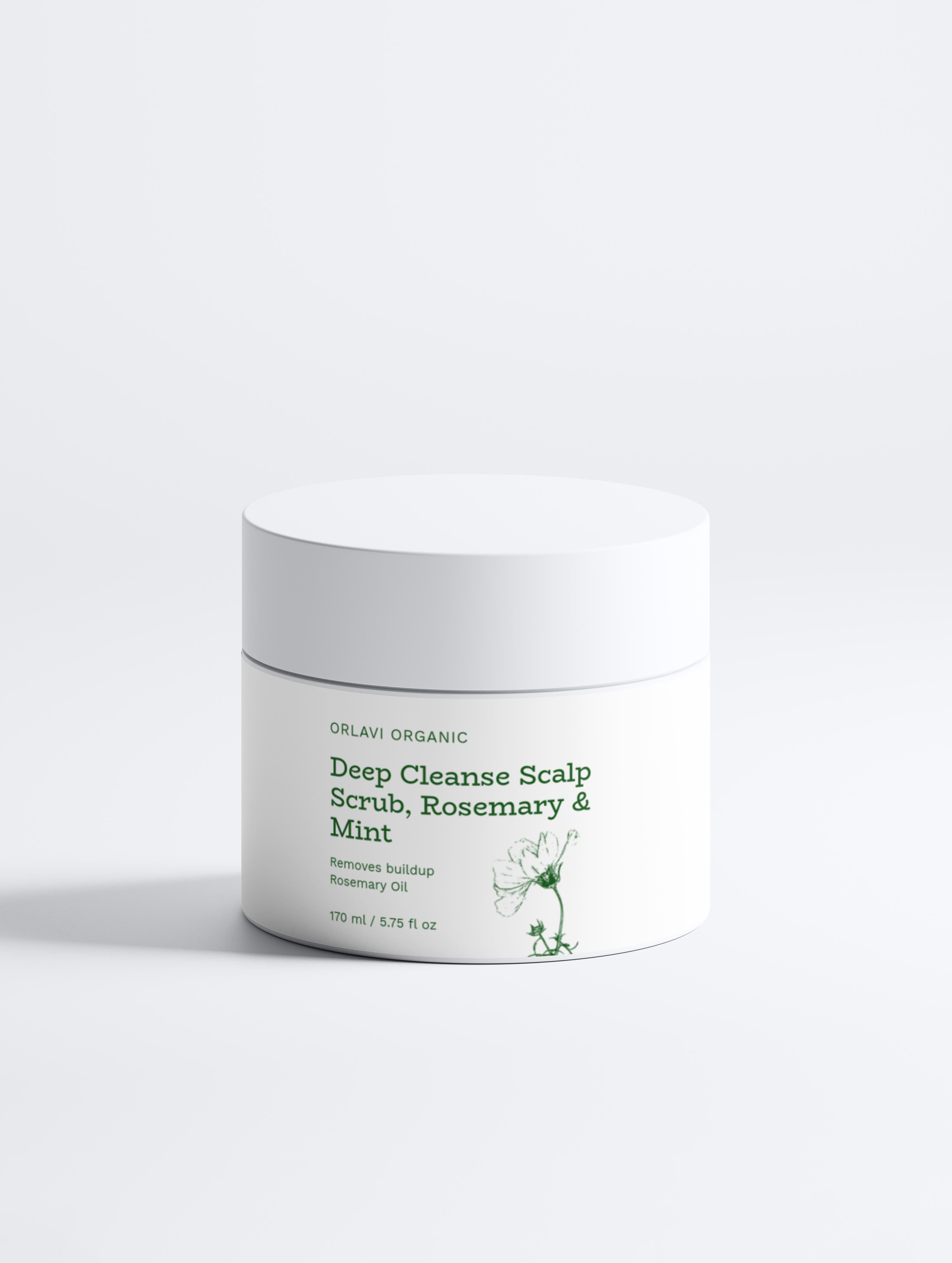 Deep Cleanse Scalp Scrub, Rosemary & Mint